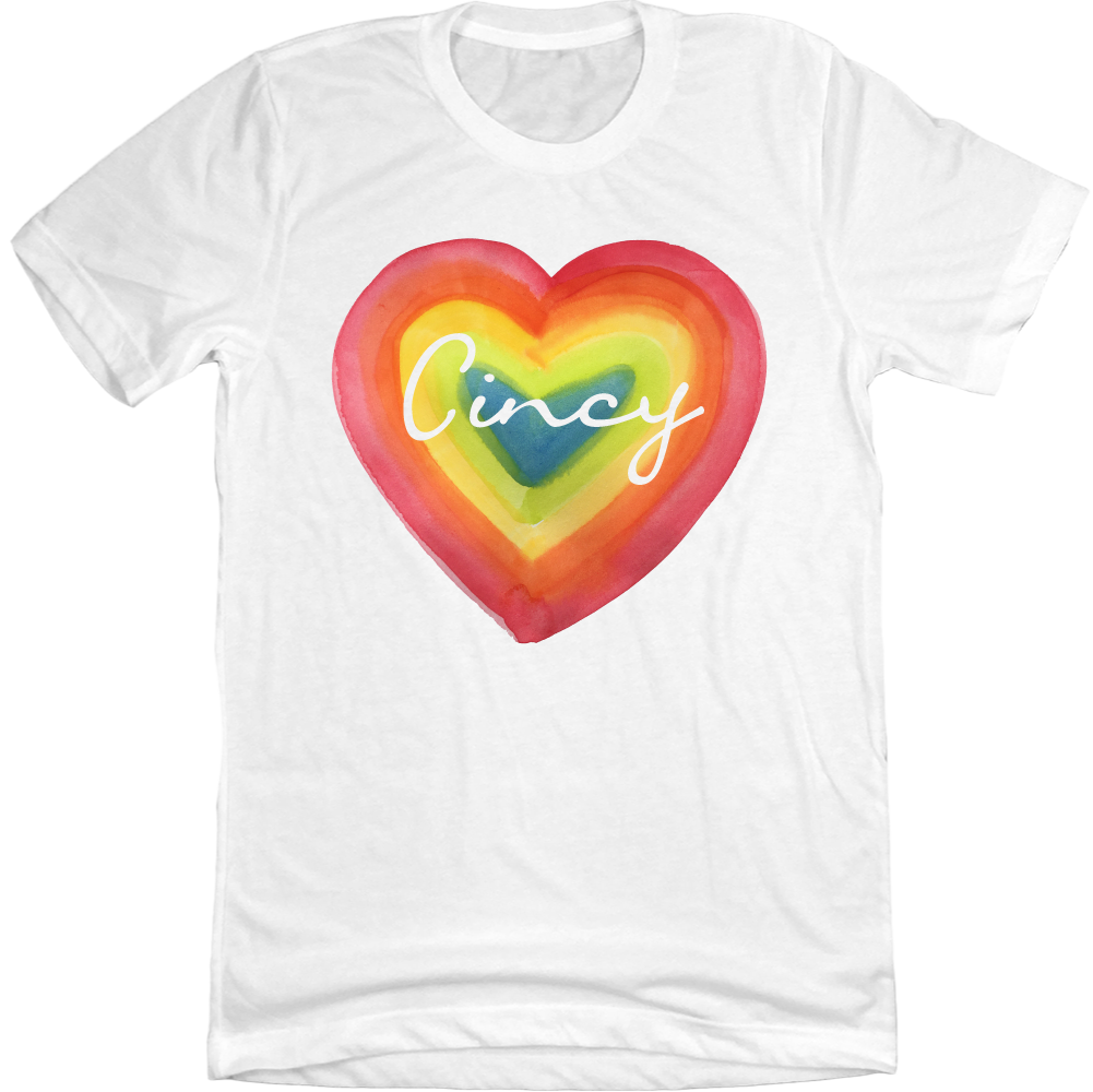 Cincy Pride Heart Paint - Cincy Shirts