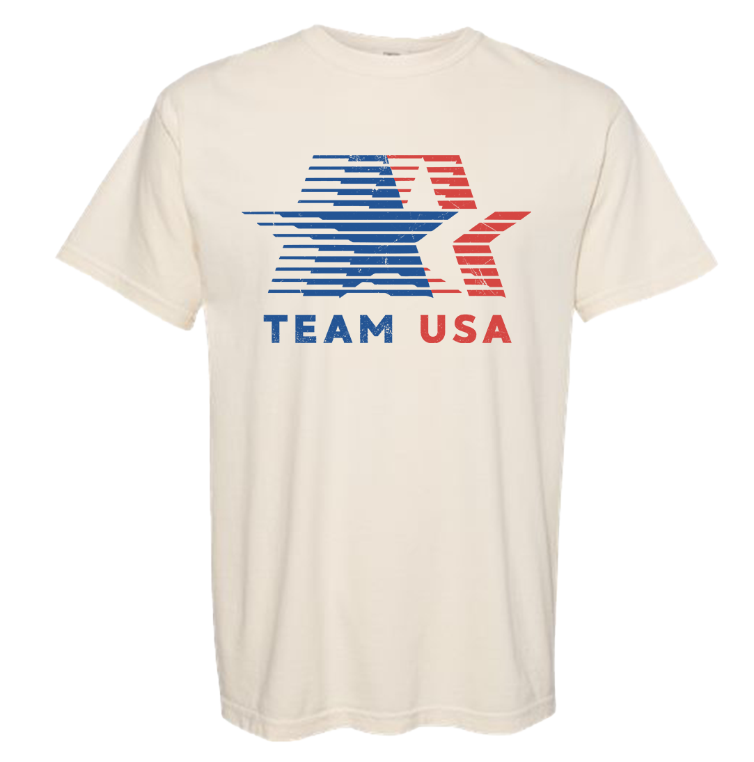 Team USA Stars Comfort Colors Tee