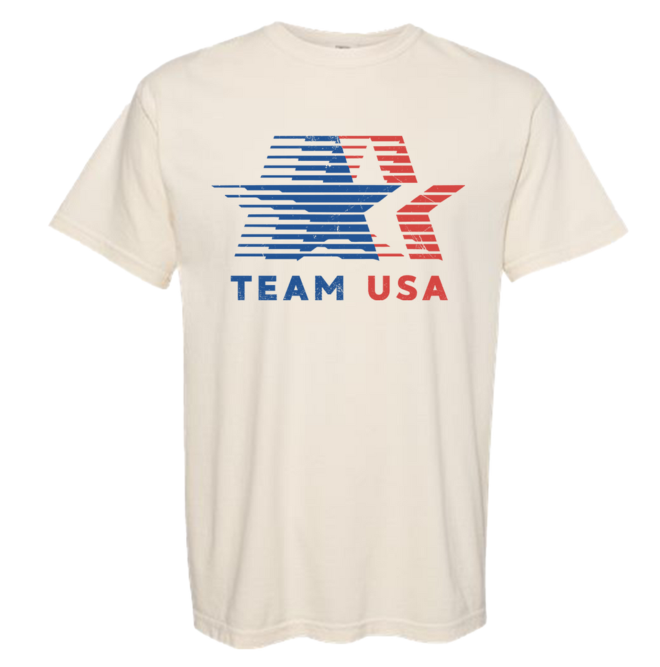 Team USA Stars Comfort Colors Tee