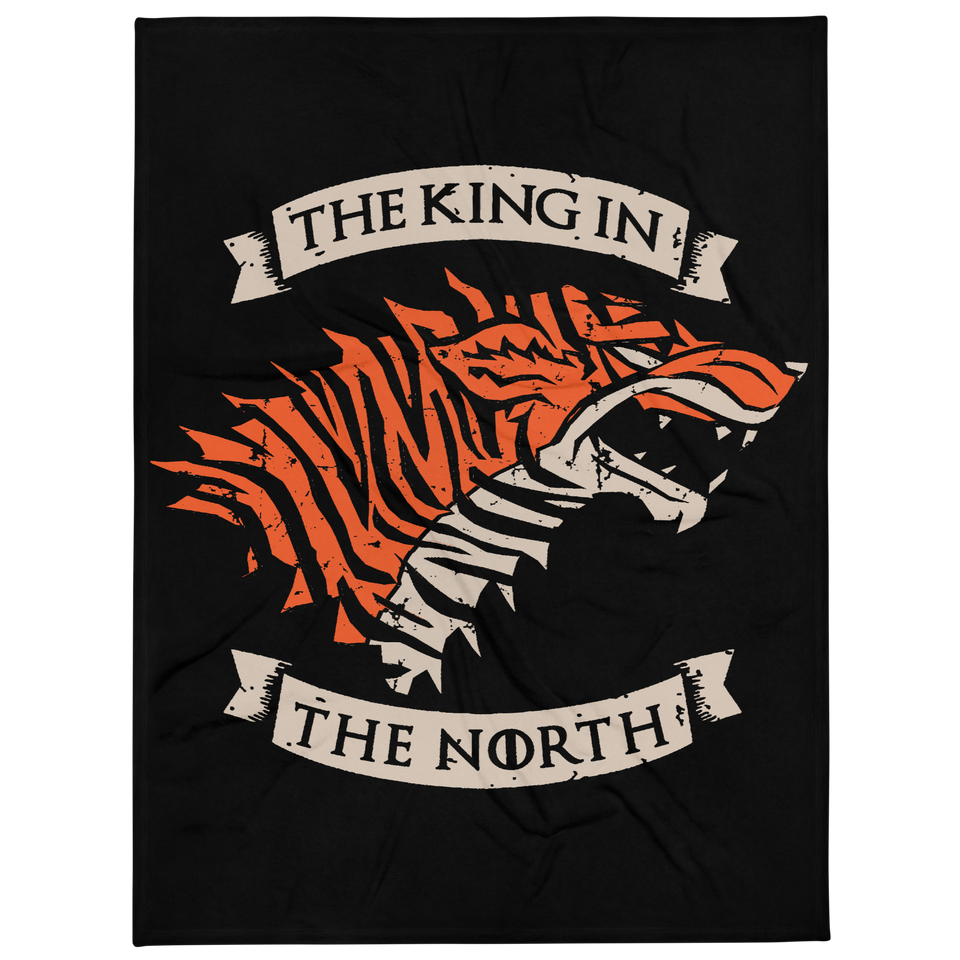 KING IN THE NORTH SHERPA BLANKET