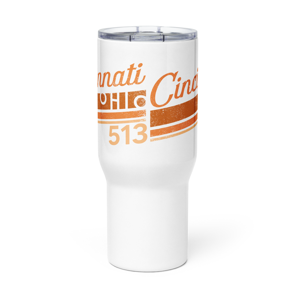 Cincinnati 513 Travel Mug with Handle