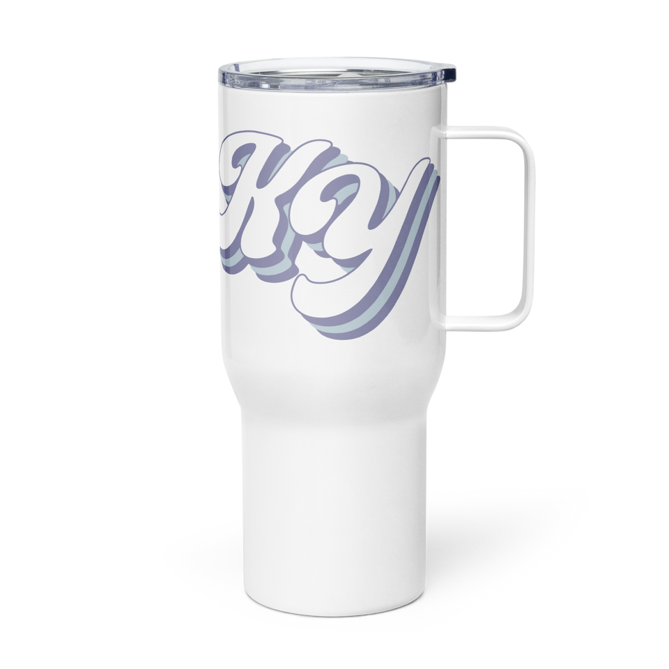 Retro KY Travel Mug with Handle