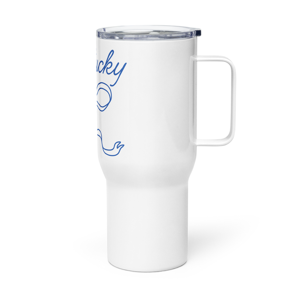 Kentucky Bow Travel Mug with Handle