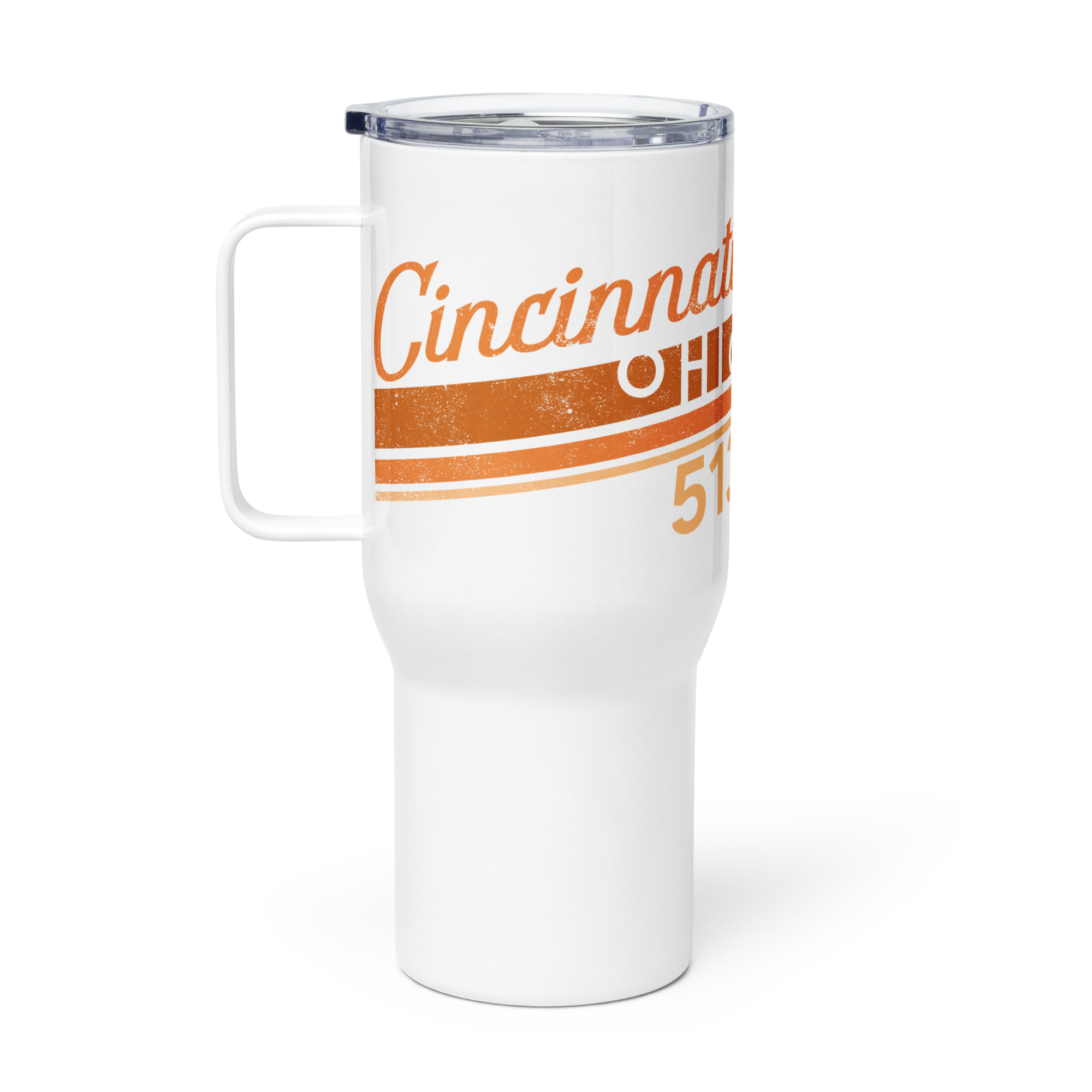 Cincinnati 513 Travel Mug with Handle