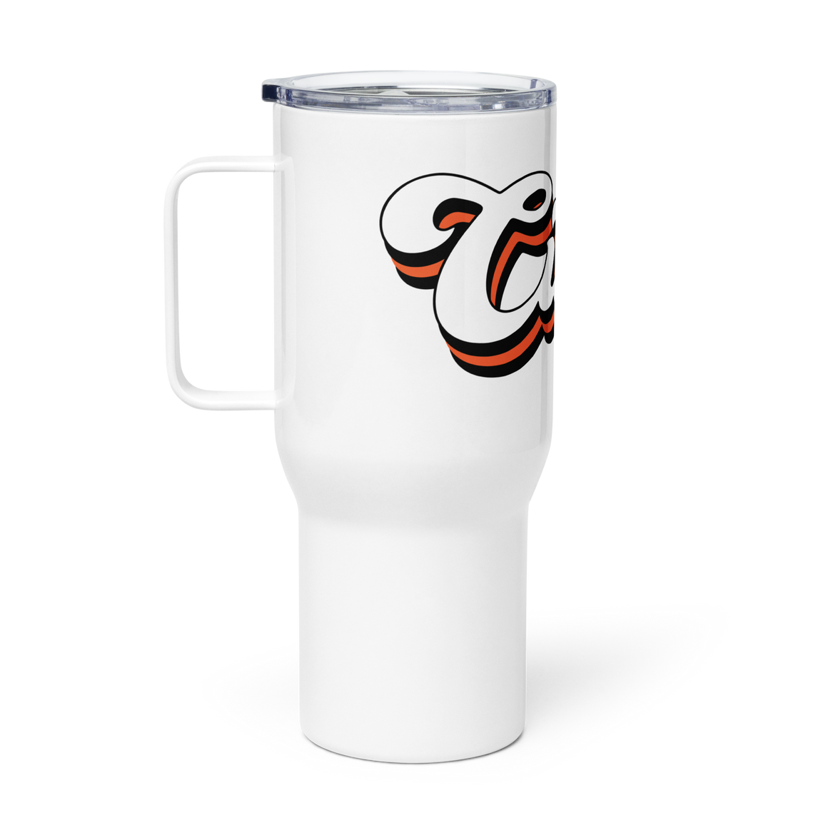 Retro Cincy Travel Mug with Handle