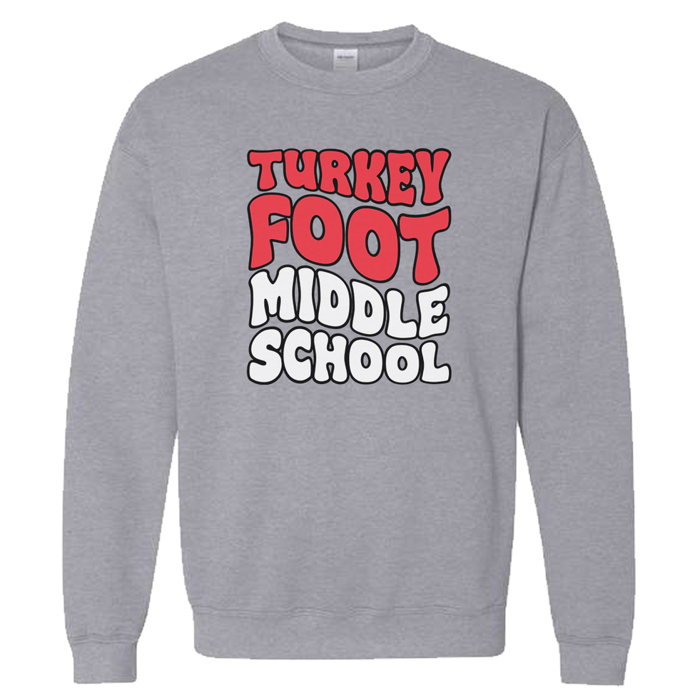 Turkey Foot Middle School Curved Text