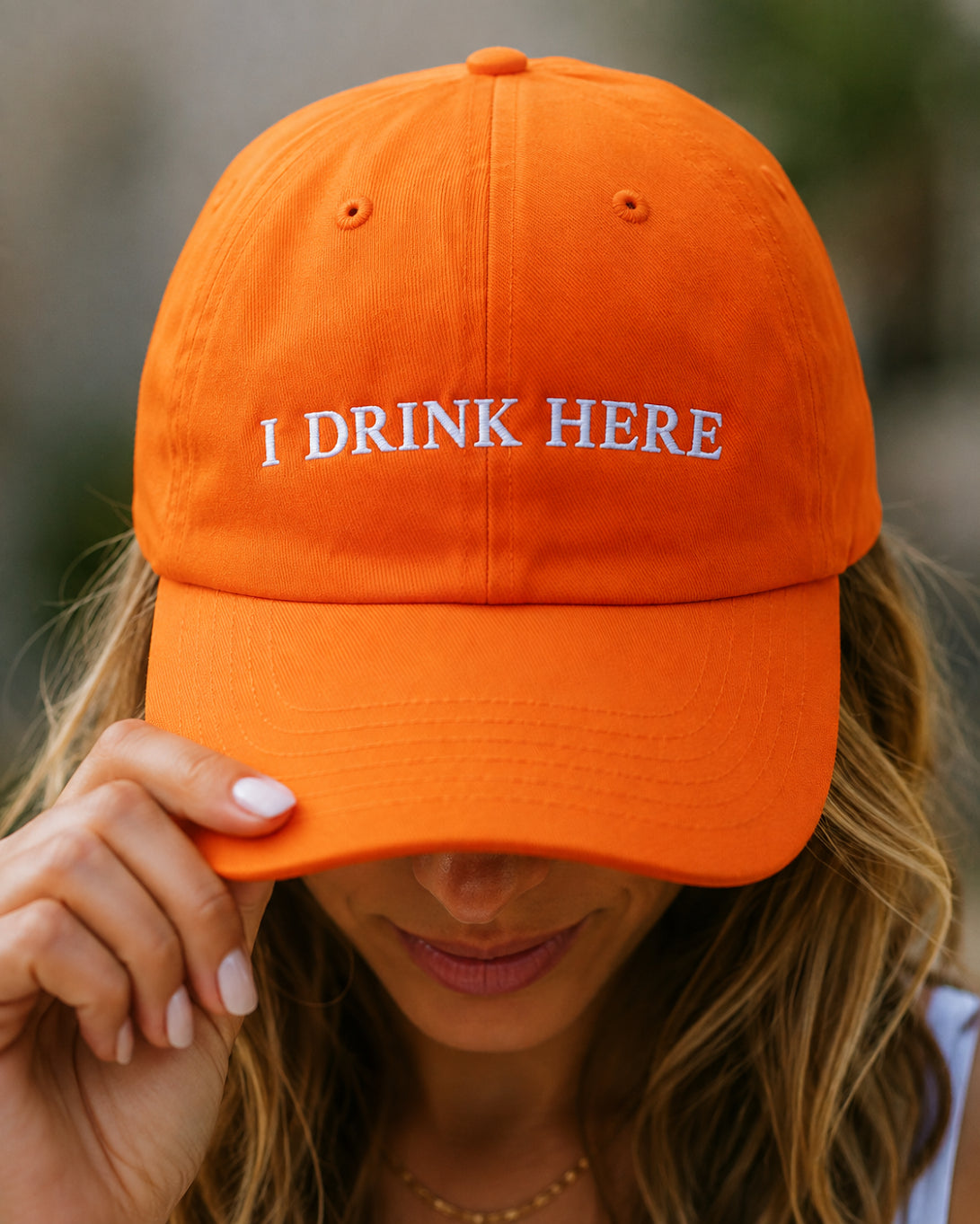I Drink Here Dad Hat
