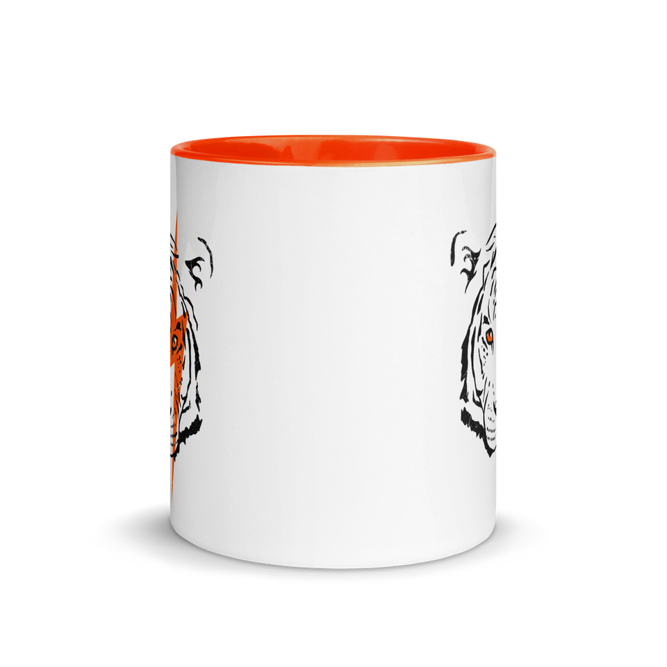 White Lightning Tiger Mug