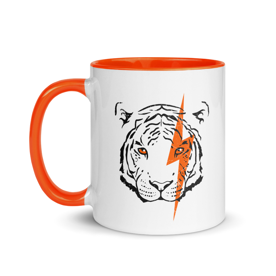 White Lightning Tiger Mug