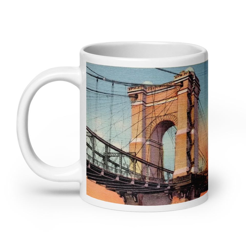 Roebling Bridge 20oz Mug