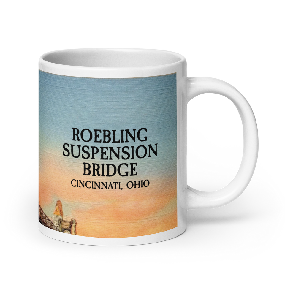 Roebling Bridge 20oz Mug