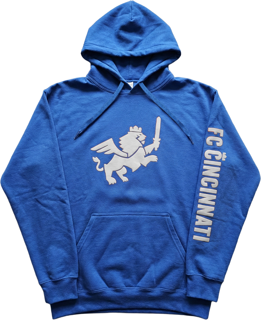 FC Cincinnati White Puff Print Hoody