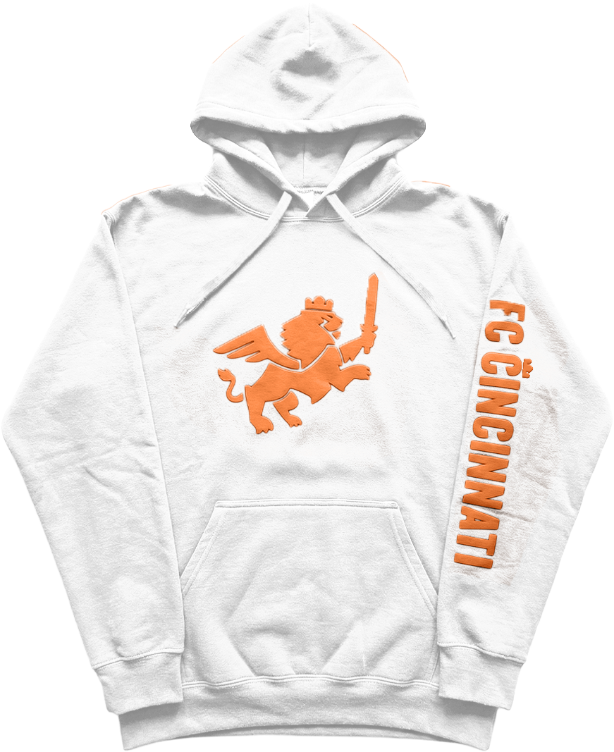 FC Cincinnati Orange Puff Print Hoody