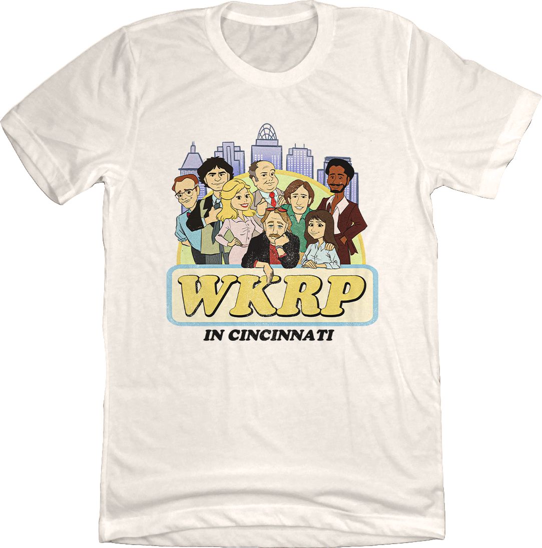 WKRP in Cincinnati Cast Drawing CC Tee