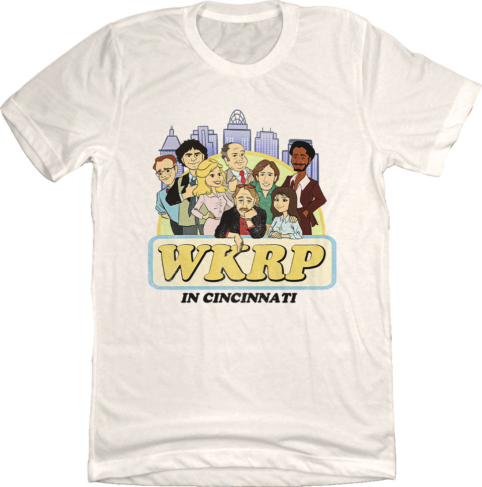 WKRP in Cincinnati Cast Drawing Tee