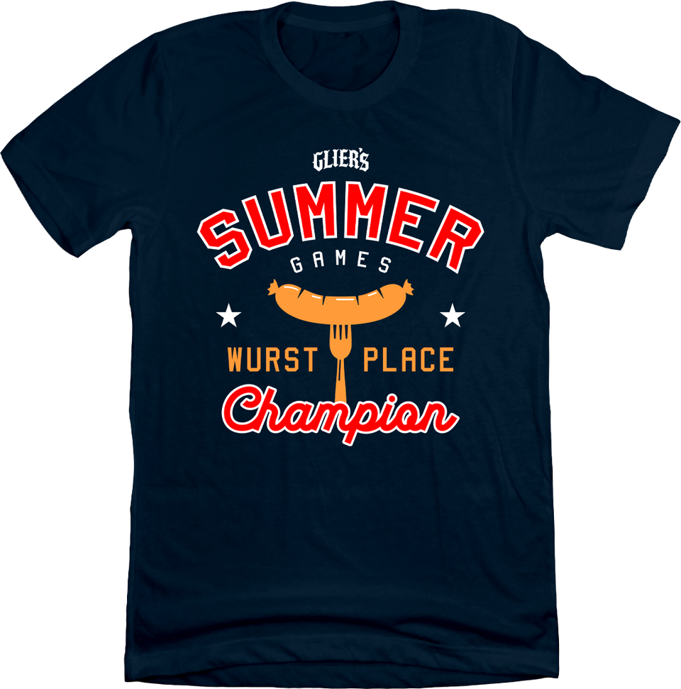 Glier's Summer Games "Wurst Place Champion" Tee