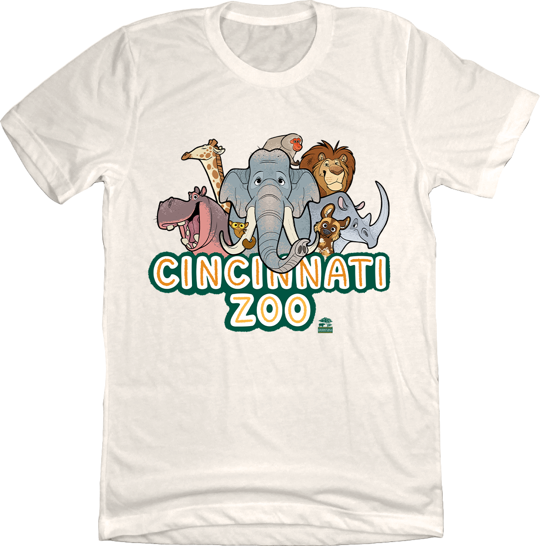 Cincinnati Zoo Animals Natural Tee