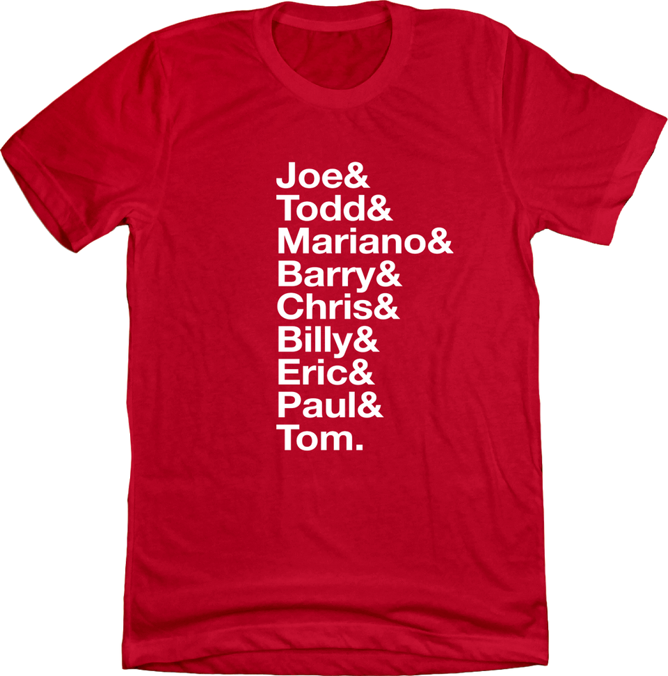 Baseball Lineup 1990 Cincinnati Wire to Wire & red T-shirt Cincy Shirts