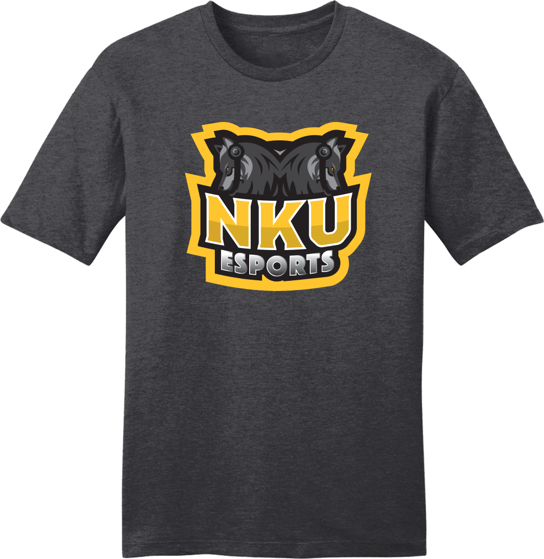 NKU Esports Two Wolves Charcoal Tee