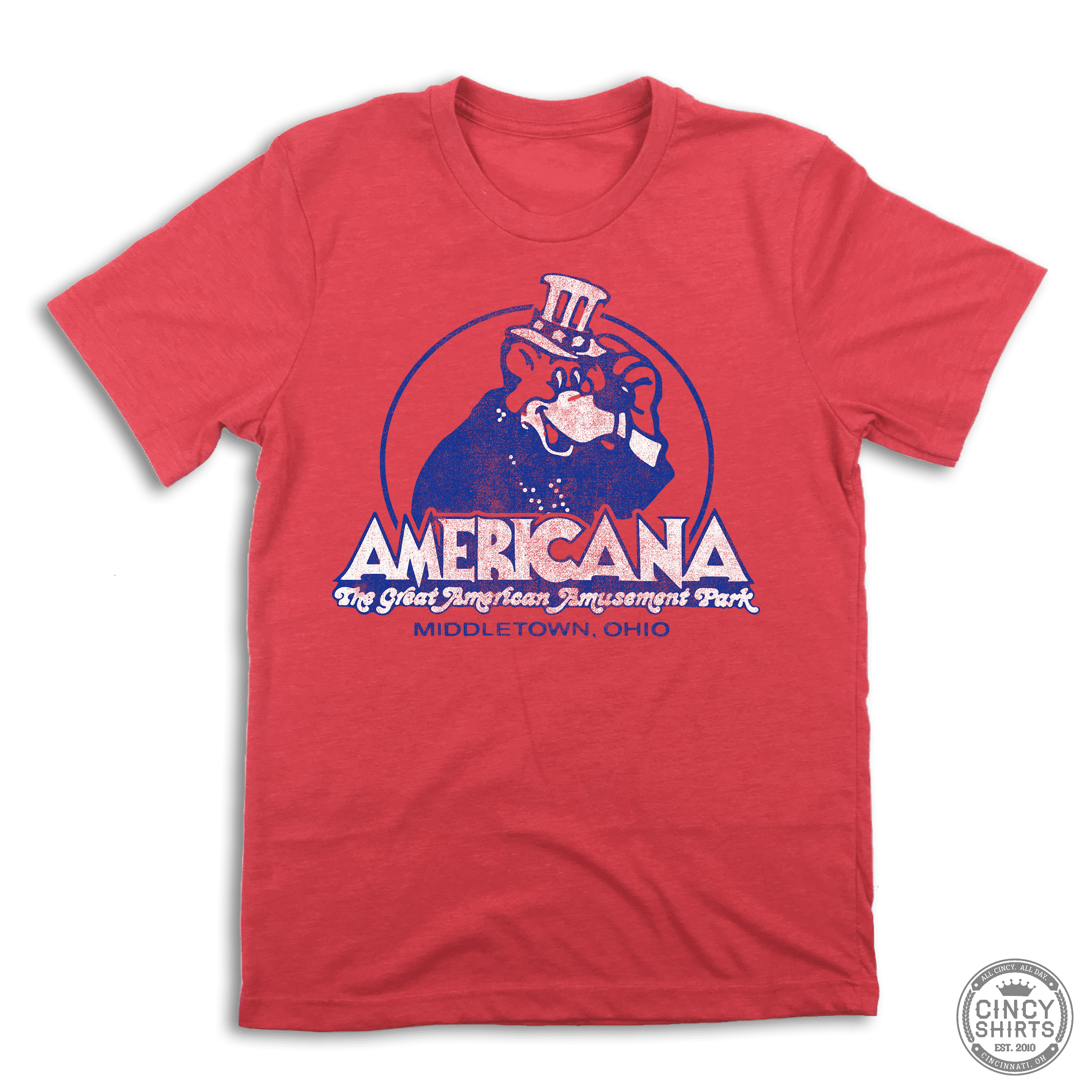 Americana Amusement Park Tee