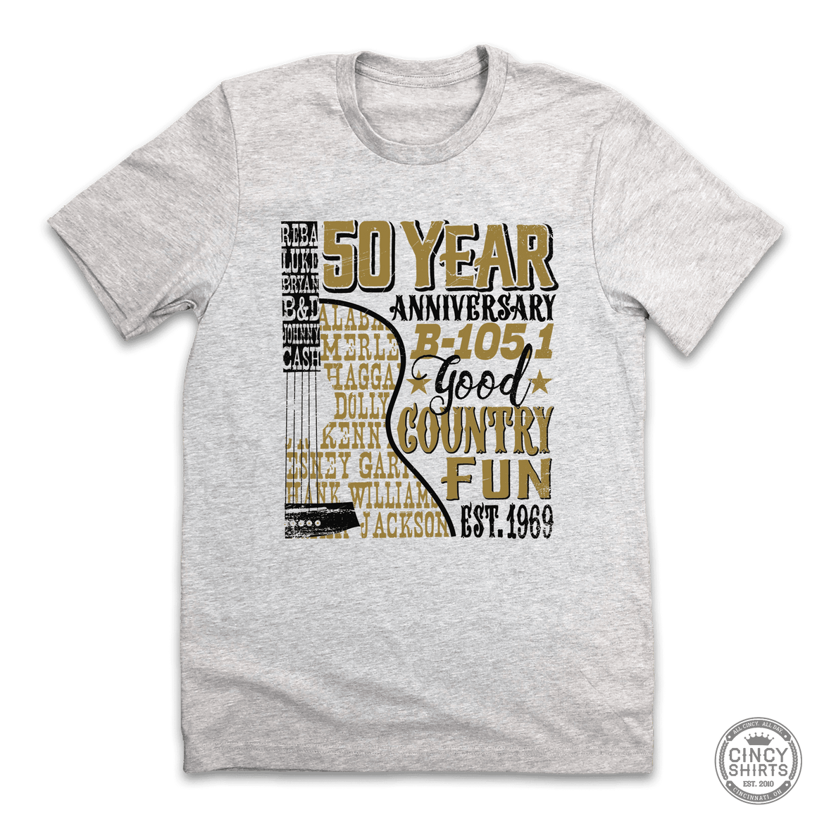 50 Years of B-105 - Cincy Shirts