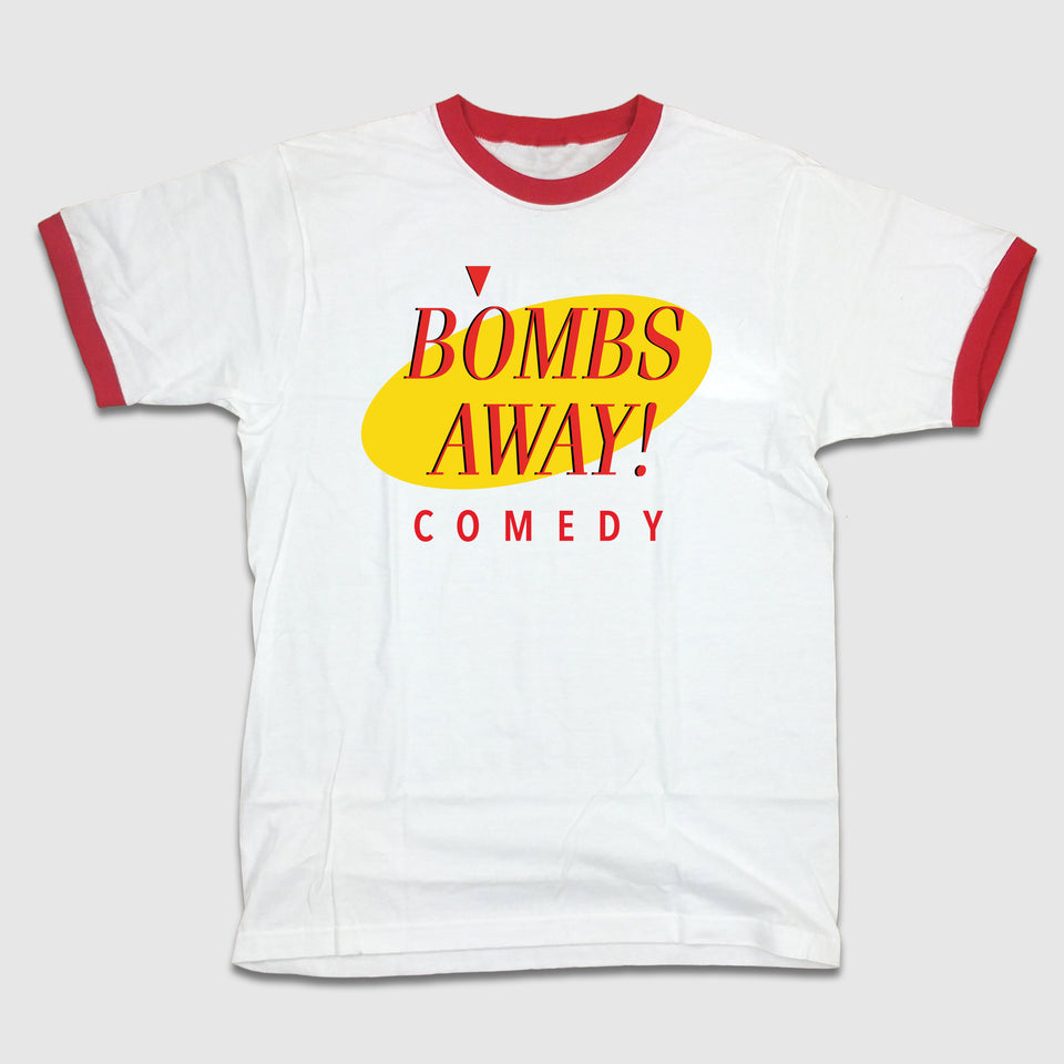 Bombs Away! Comedy - 80's Sitcom Logo - Cincy Shirts