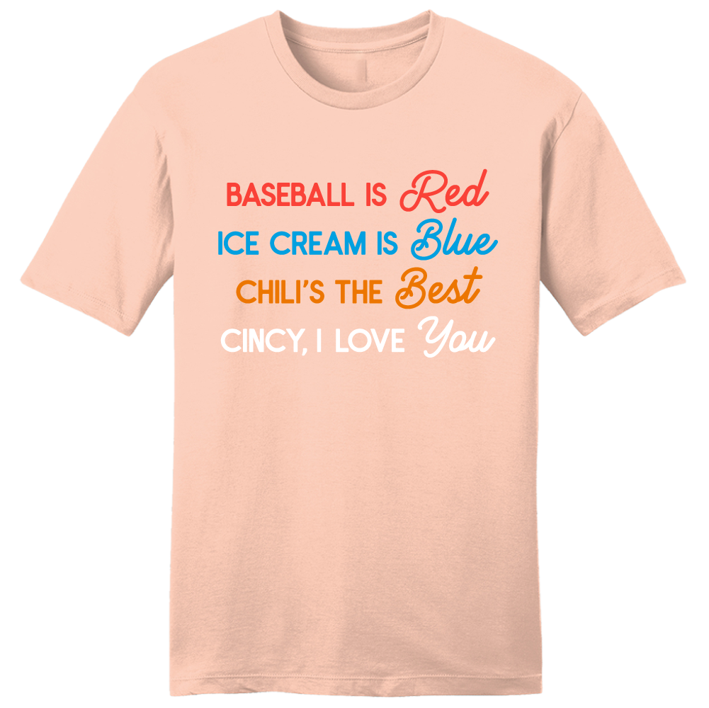 Baseball is Red Chili's the Best - Cincy Shirts