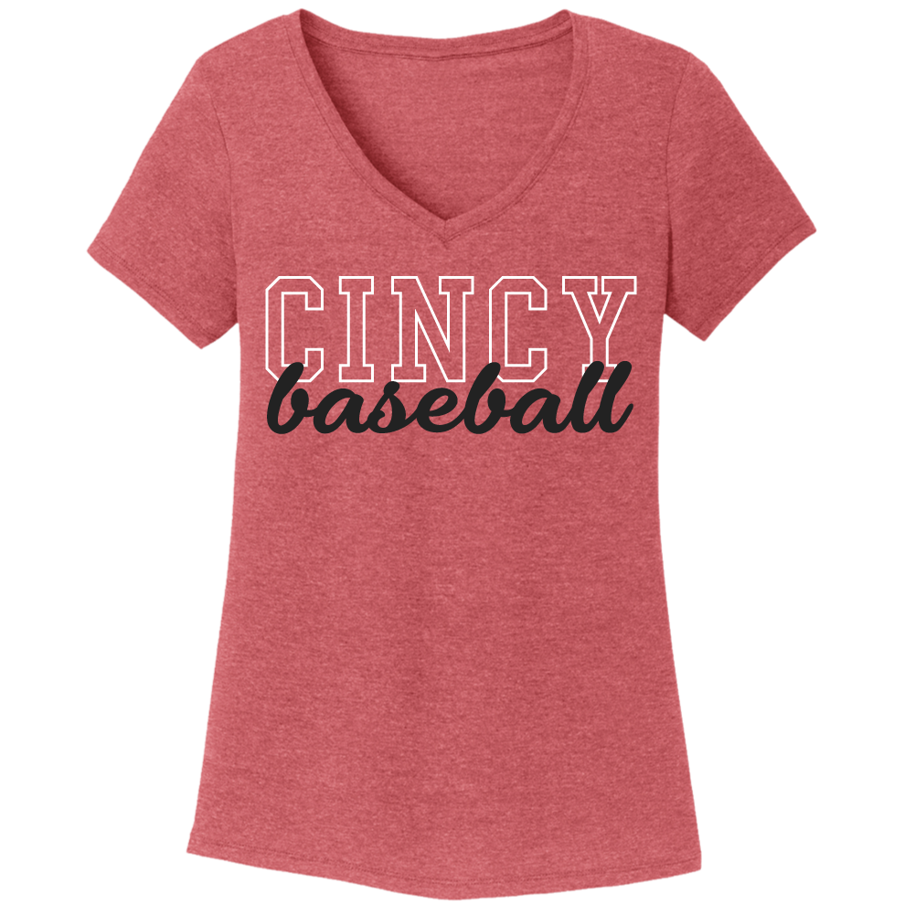 Cincy Baseball Text - Cincy Shirts
