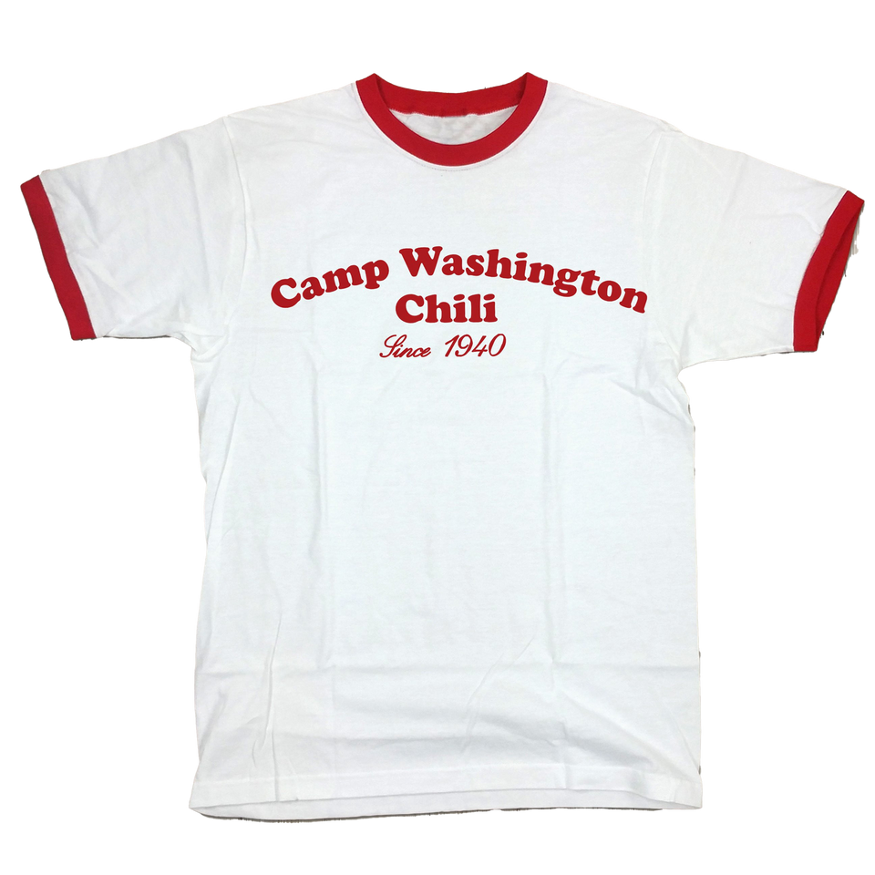 Camp Washington Chili Script ringer tee