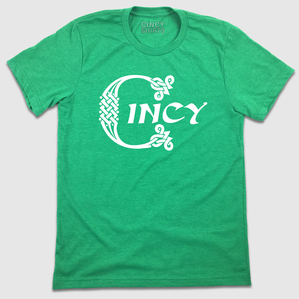 Celtic CINCY - White Logo - Cincy Shirts