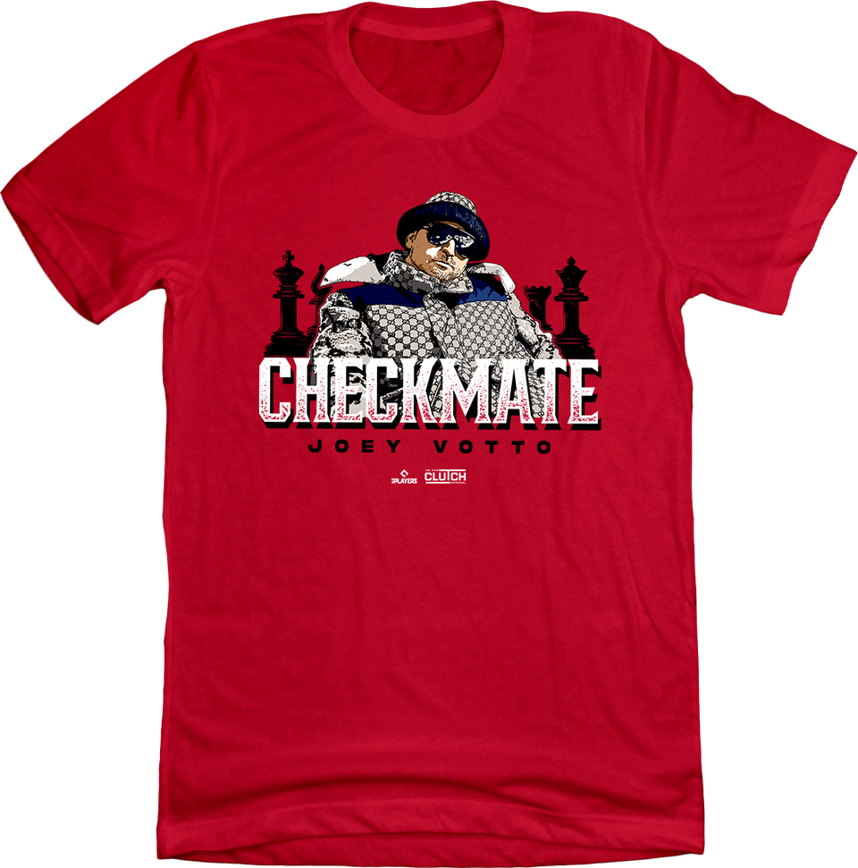 Checkmate Joey Votto Red T-shirt Cincy Shirts
