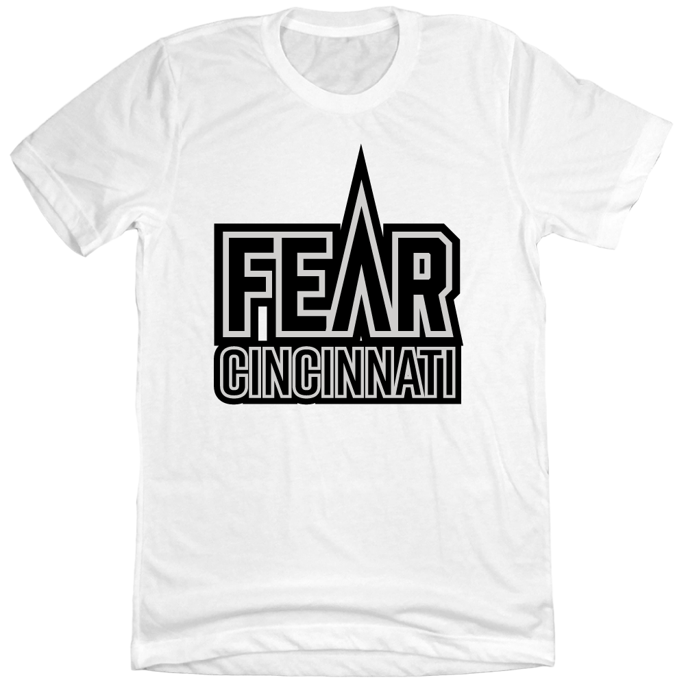 Cincinnati Fear Silver Logo - Cincy Shirts