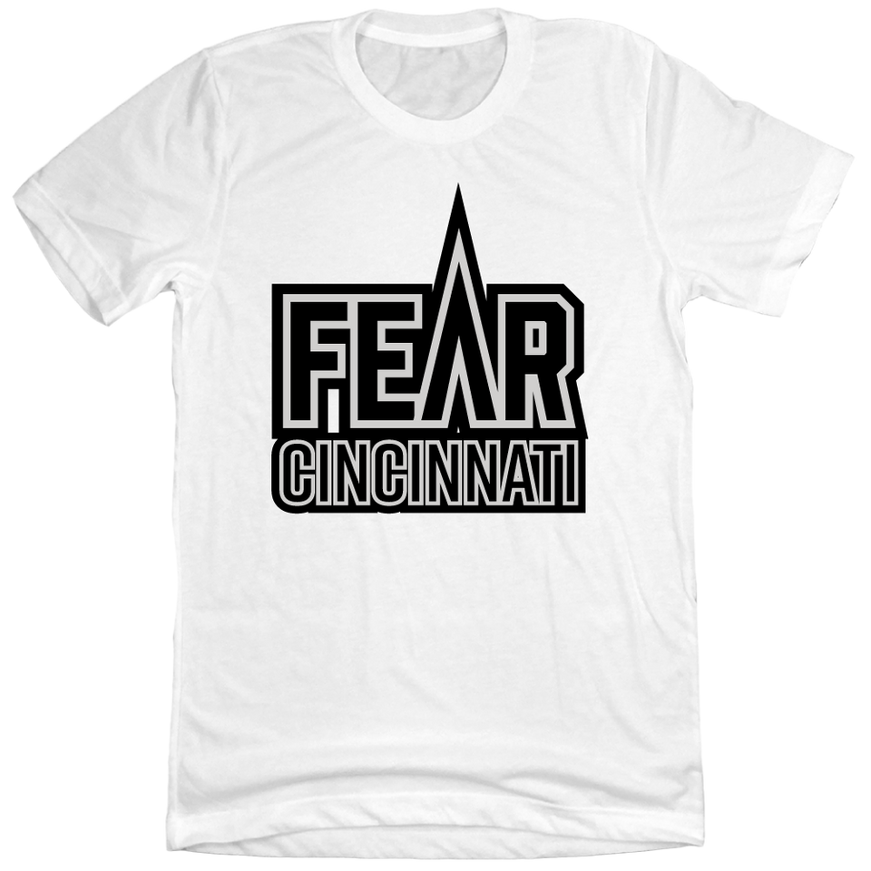 Cincinnati Fear Athletic Grey Logo - Cincy Shirts