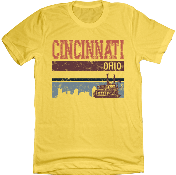 Cincinnati Ohio Riverboat Souvenir T shirt