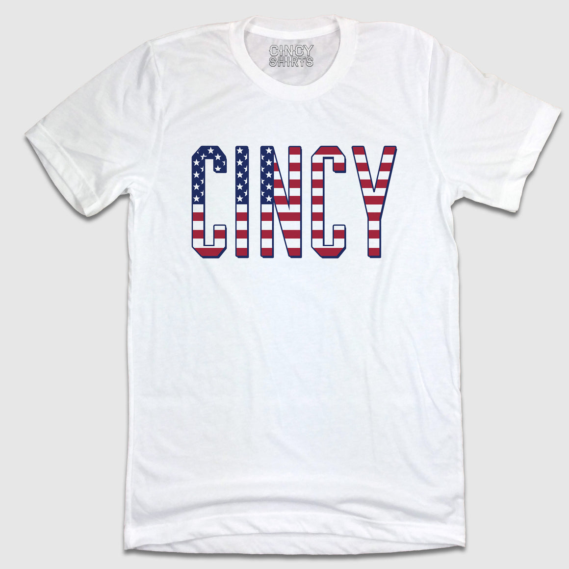 Red, White & Blue CINCY - Tees - Cincy Shirts