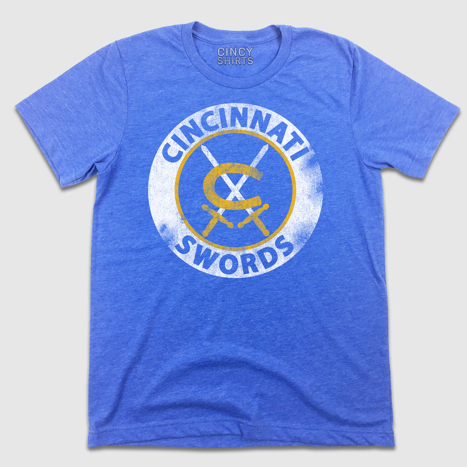 Cincinnati Swords Vintage Logo - Cincy Shirts