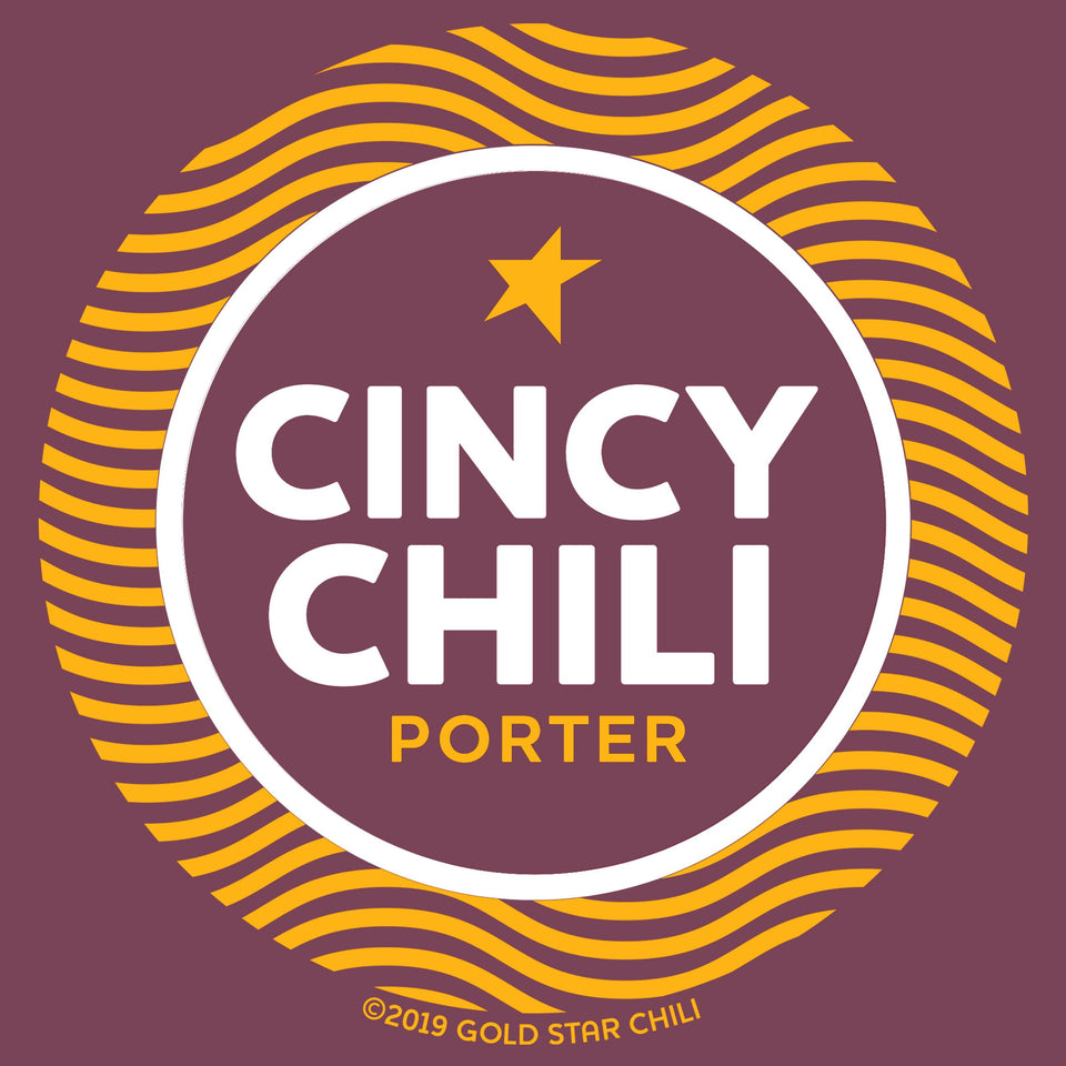 Cincy Chili Porter - Gold Star Chili Beer Tee - Cincy Shirts