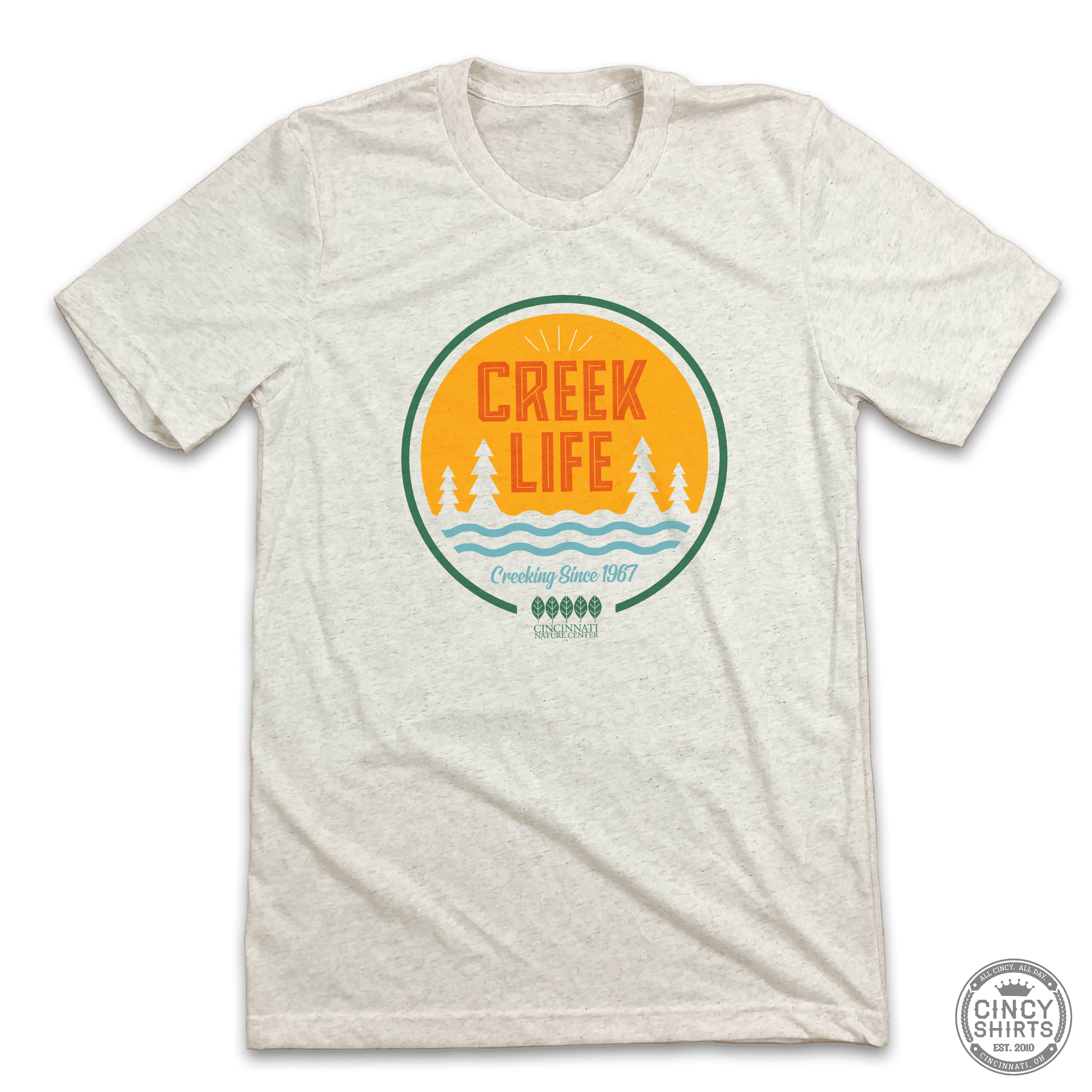 Creek Life Full Color Logo - ONLINE EXCLUSIVE - Cincy Shirts