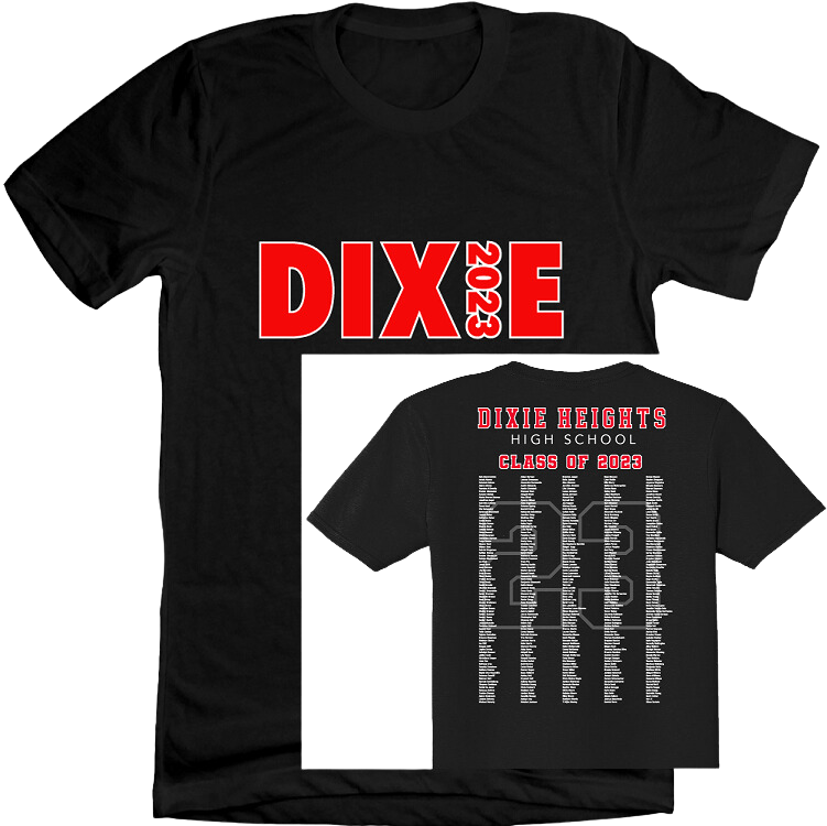 Dixie Heights Class of 23 Front & Back - Cincy Shirts