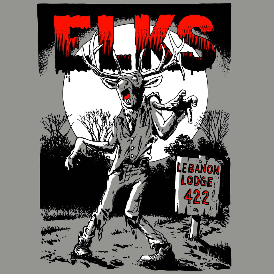 Lebanon Elks Lodge Zombie - Cincy Shirts