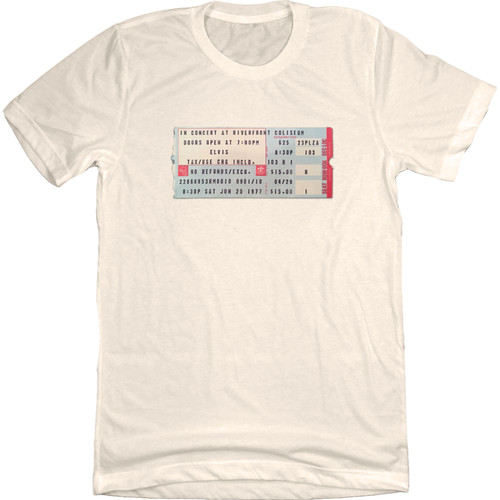 Elvis Concert Ticket Cincinnati - Cincy Shirts