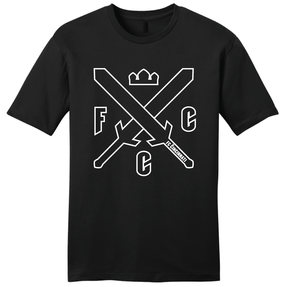 FC Cincinnati Swords and Crowns Tee