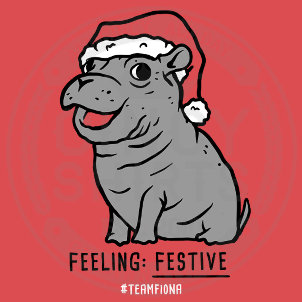 Fiona Feeling Festive Holiday Hoodie - Cincy Shirts