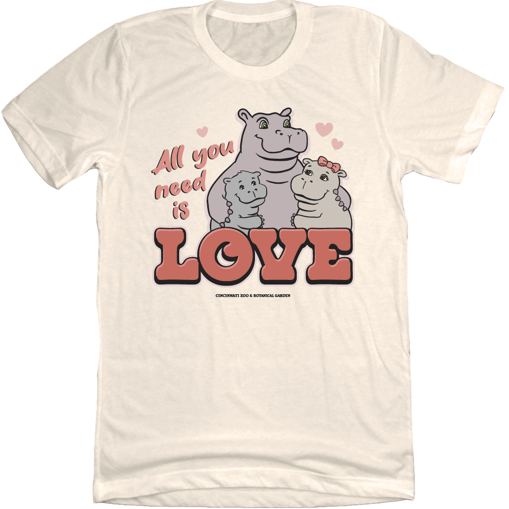 Fiona - All You Need is Love Cincy Shirts T-shirt natural white