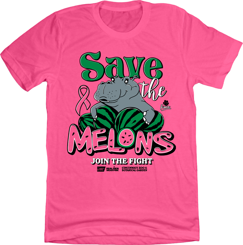 Fiona Save the Melons Pink T-shirt Cincy Shirts