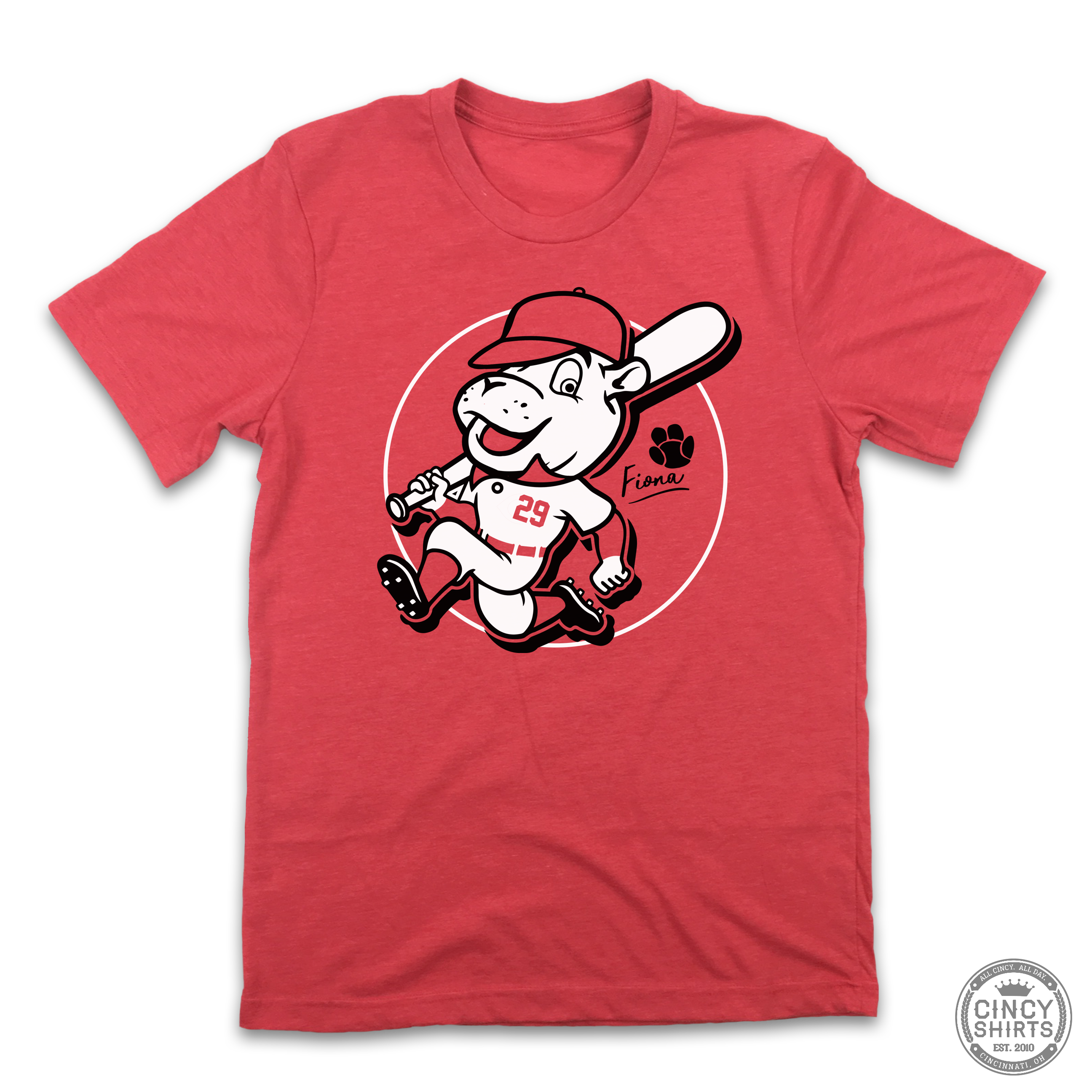Team Fiona Baseball Player Tee - Cincy Shirts