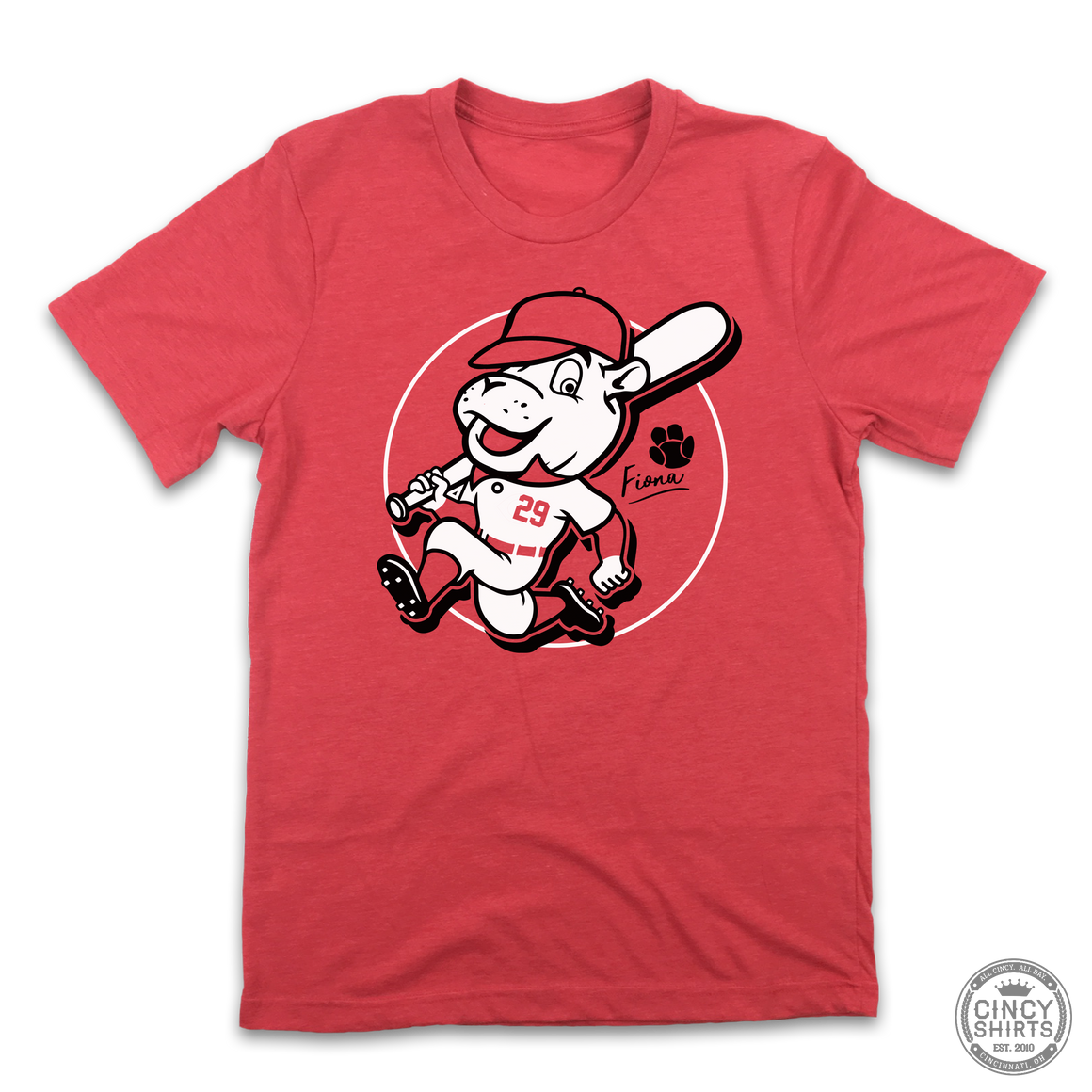 Team Fiona Baseball Player Tee - Cincy Shirts