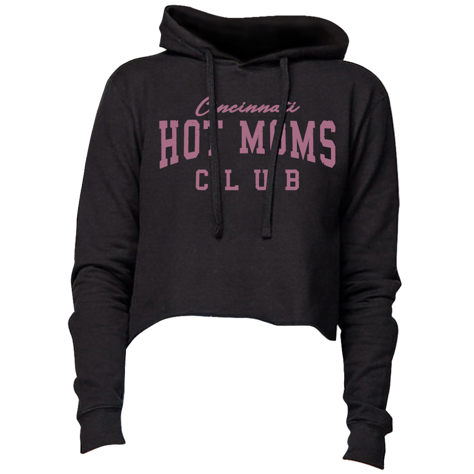 Hot Moms Club cropped hoodie