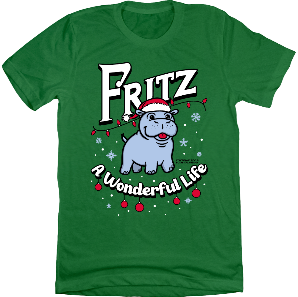 Fritz a Wonderful Life unisex T-shirt green Cincy Shirts