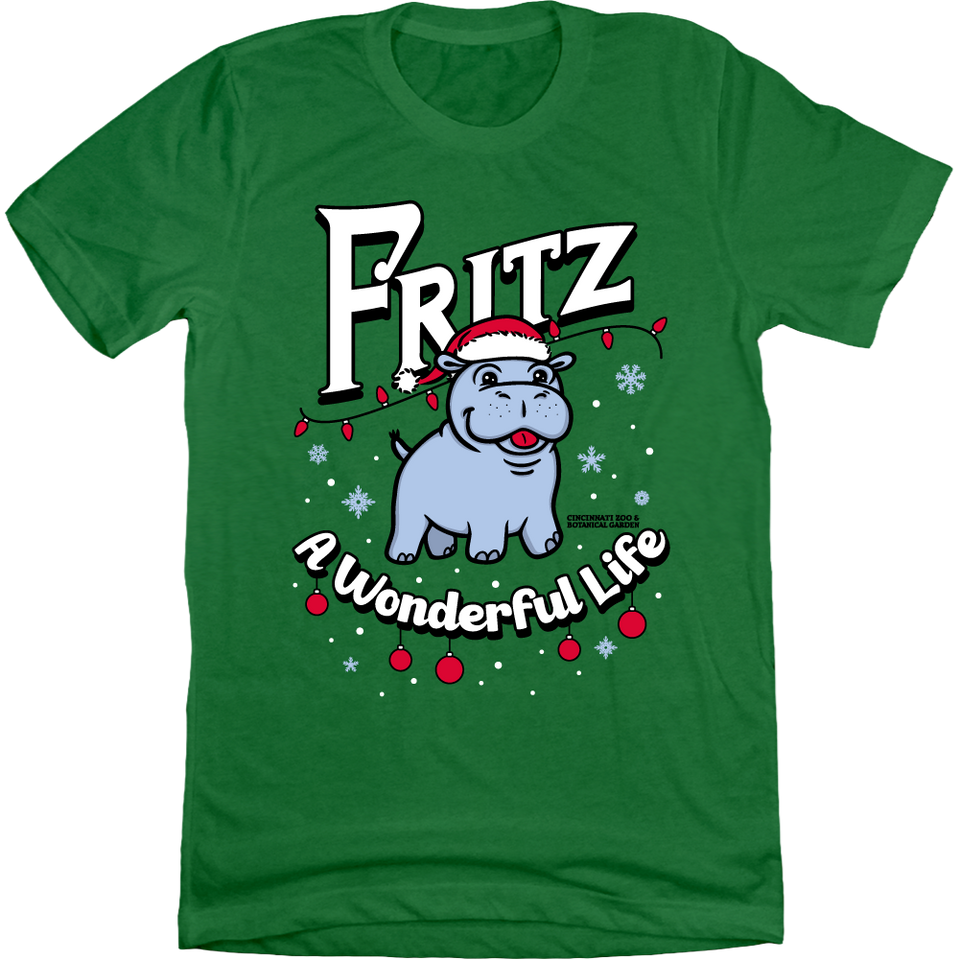 Fritz a Wonderful Life unisex T-shirt green Cincy Shirts